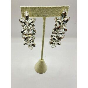 Rhinestone Bridal Crystal Dangled Drop Earrings‎